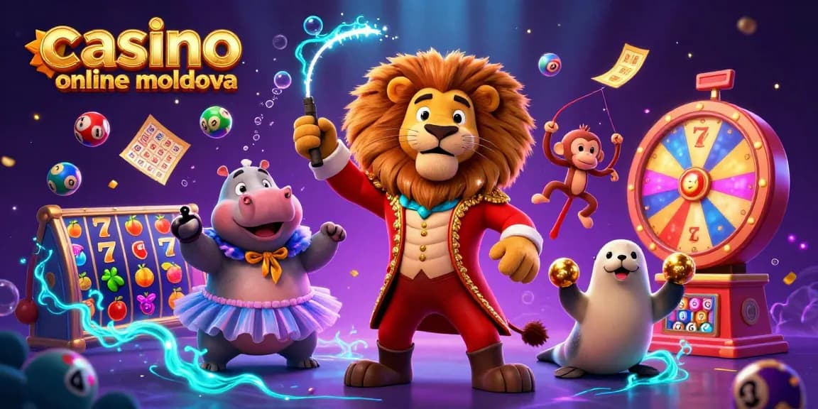 Imaginați-vă o scenă dintr-un casino online Moldova, cu un leu ca maestru de ceremonii și simboluri de jackpot.
