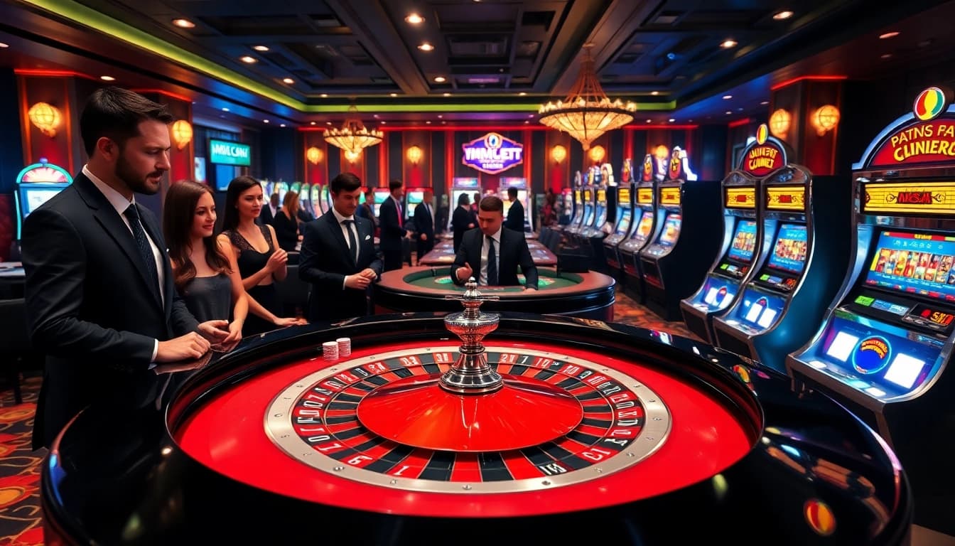 Experience high-stakes fun at mm88 com with vibrant casino tables and exciting gambling action.