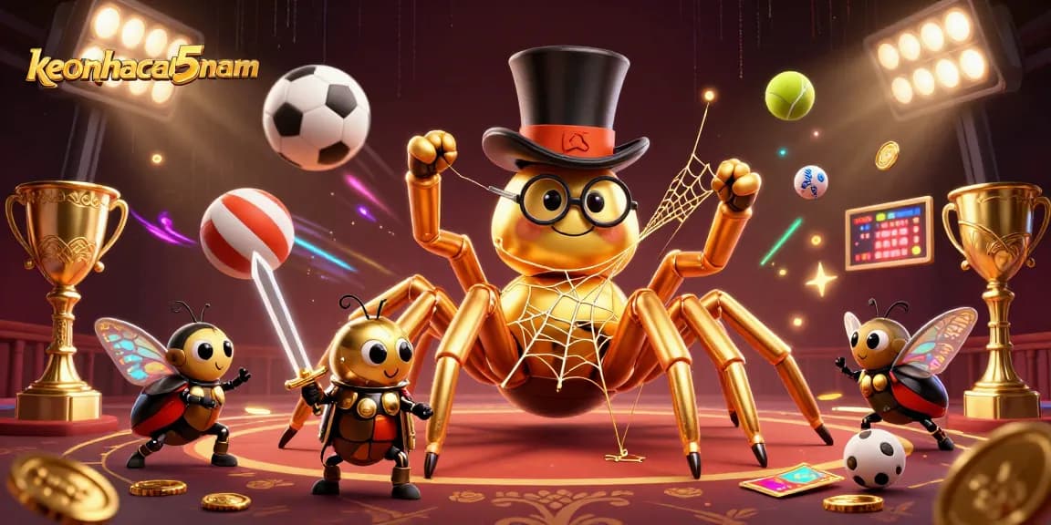 Engage with keonhacai5nam's vibrant scene of thrilling sports betting action in a dynamic casino setting.
