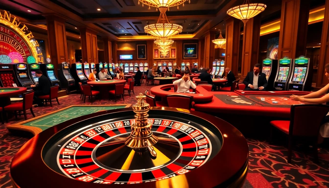 Playing at a luxurious game table at https://jun88.buzz/ showcasing exciting casino action.