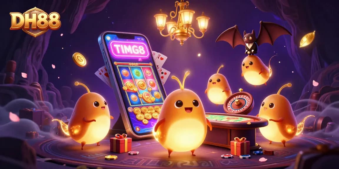 Join the excitement at DH88 with glowworms lighting the casino and vibrant slot games!