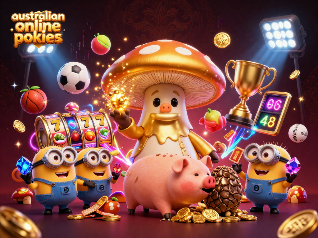 Spin the reels and explore australian online pokies with charming characters and vibrant gaming elements.