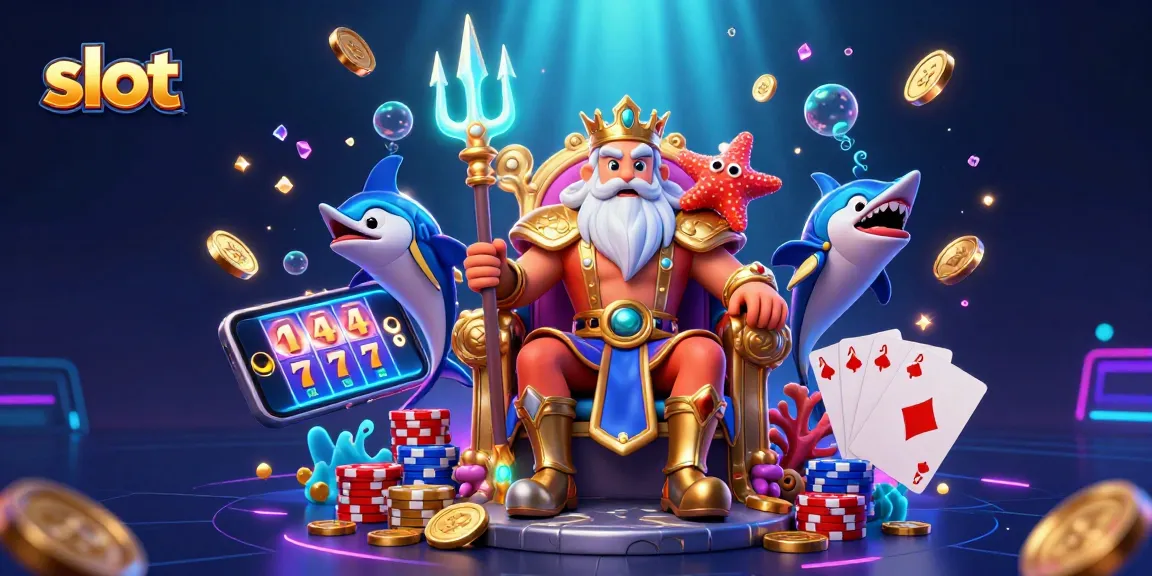 Spin the slot reels to win big alongside Neptune's treasure trove of gambling riches!