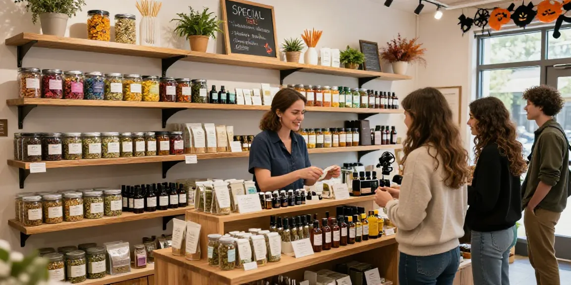 Engaging environment of a CBD shop with premium products on display, inviting atmosphere.
