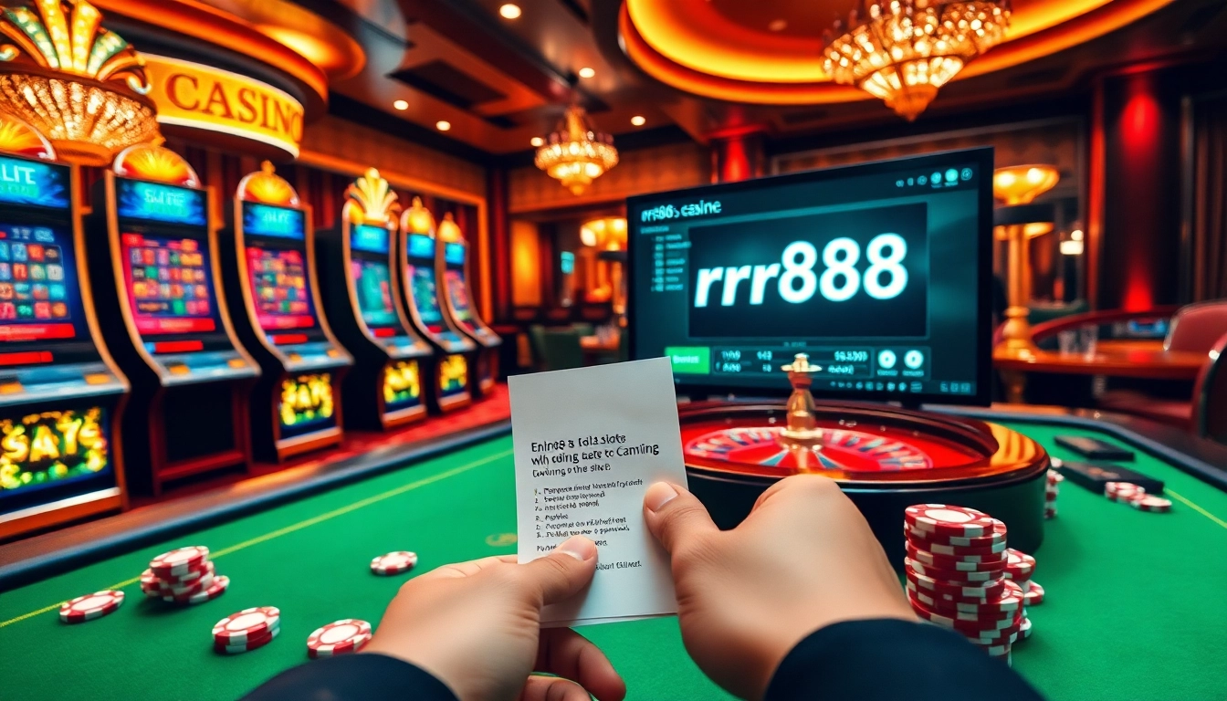 Experience a thrilling game at rr88.se.net with vibrant casino elements and a modern betting interface.
