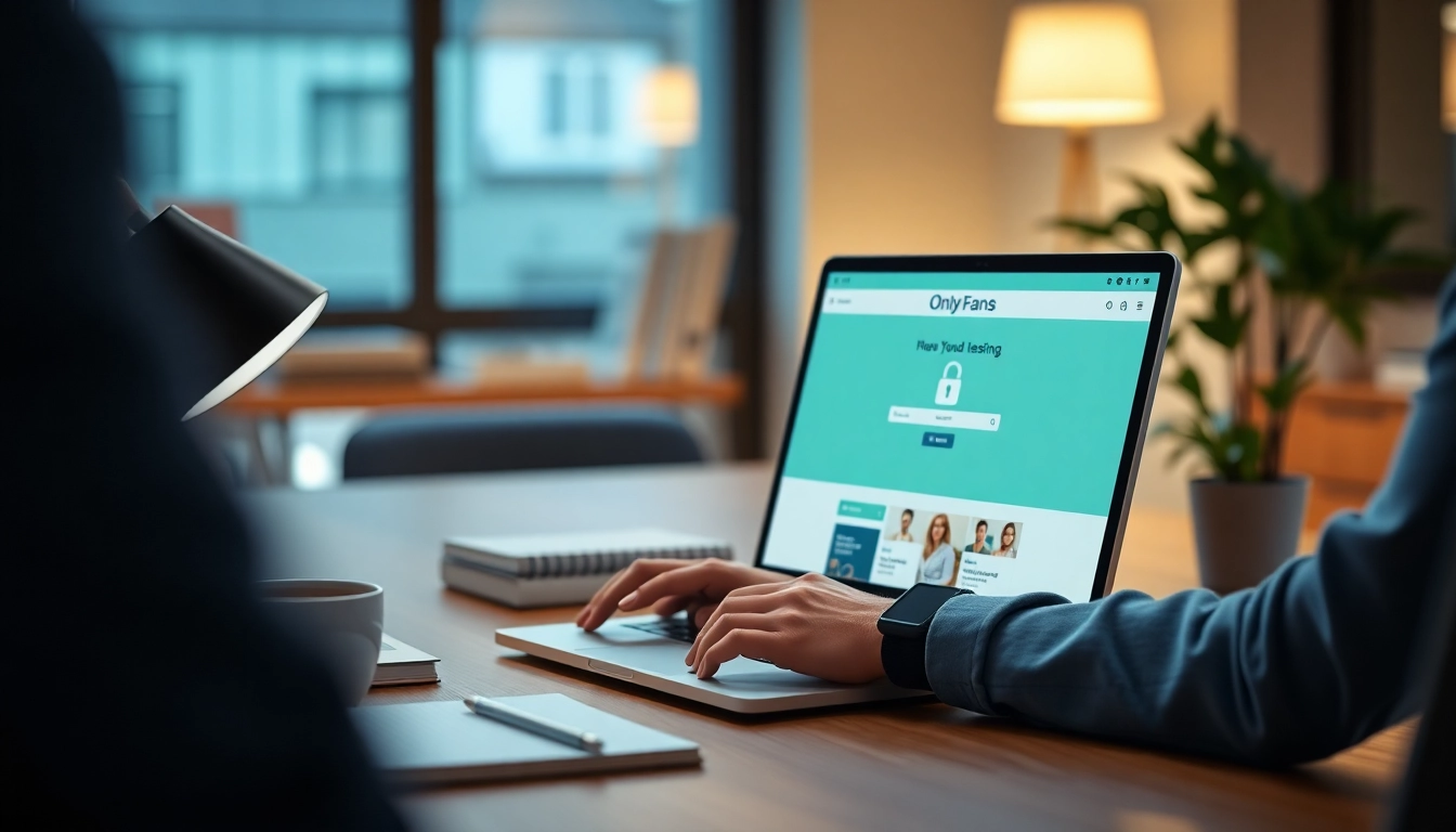 Discover how to find OnlyFans leaks safe with a person browsing securely online.