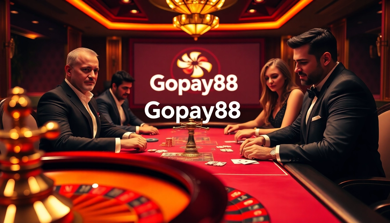 Gopay88 Daftar displayed at a luxurious casino table, enhancing high-stakes gaming excitement.
