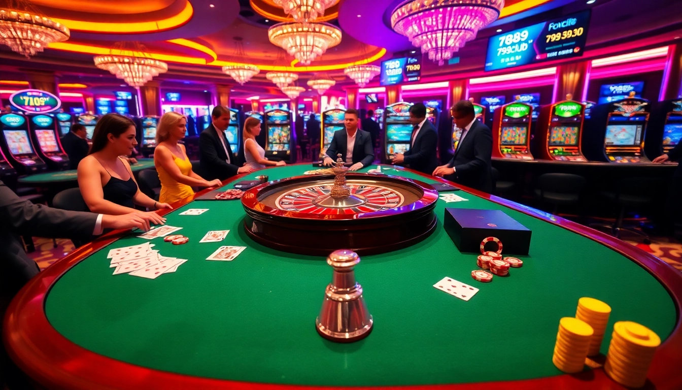 Exciting roulette gameplay at 789club casino, highlighting vibrant betting action and professional atmosphere.